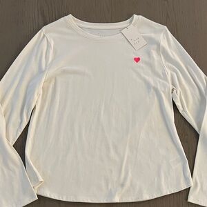 A New Day Off-White Long Sleeve Top